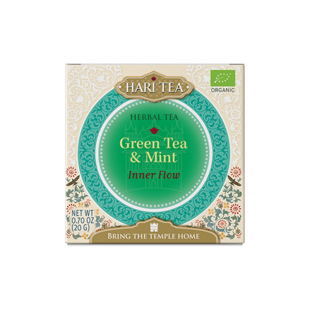 Inner Flow / Vnitřní stimulace - Zelený čaj a máta  čajová směs 10x2g