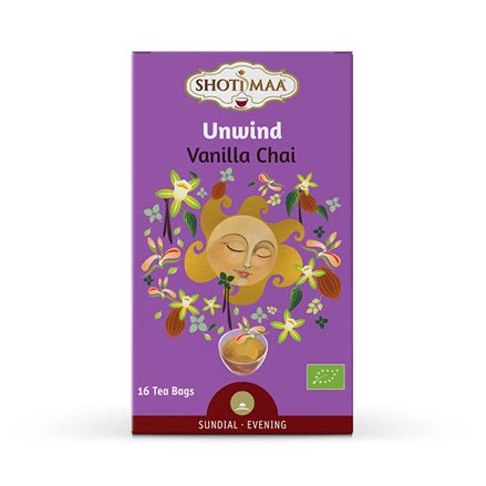 Vanilla Chai Večerný čaj UNWIND čajová směs 16x2g