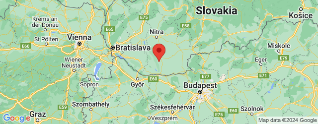Google map: W4QF+84 Nesvady